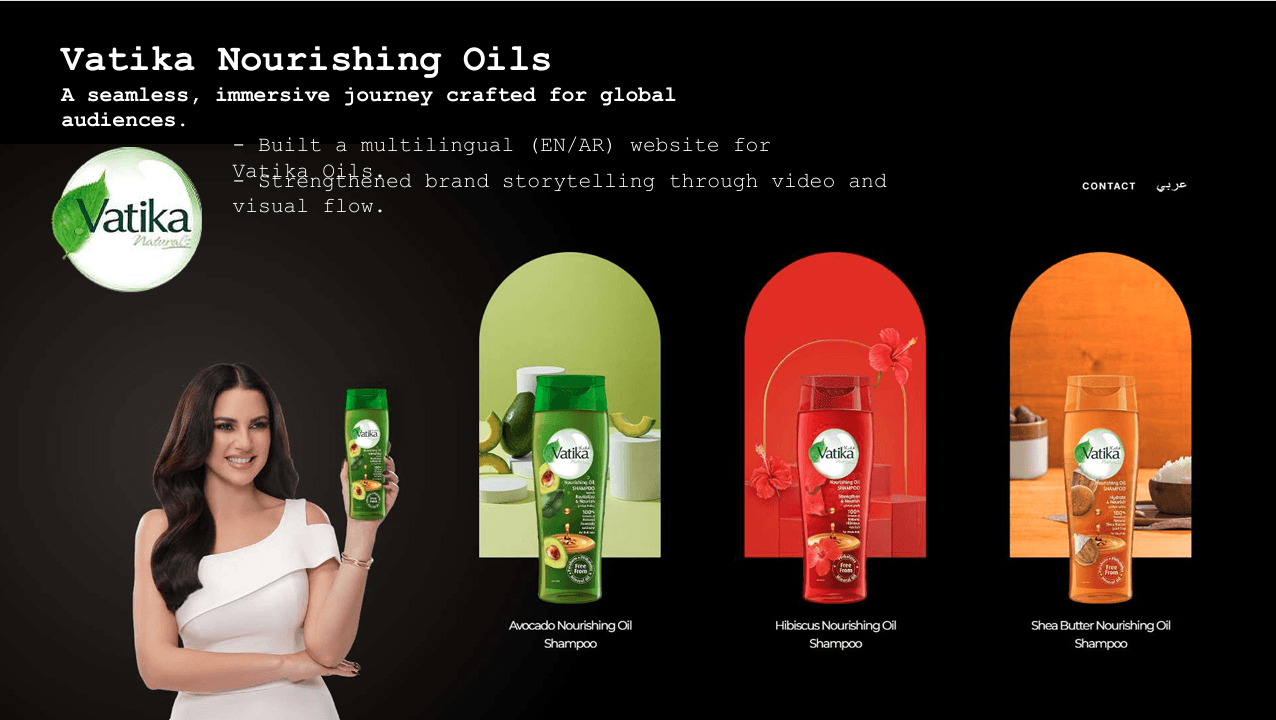 Vatika Nourishing Oils: A Seamless Digital Journey for Global Audiences